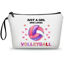 Picture of ARIOSEY Volleyball Gifts for Teen Girls,Volleyball Gifts for Team,Volleyball Makeup Bag,Volleyball Stuff,Small Cosmetic Bag,Birthday Gifts for Friends Female,Volleyball Gifts