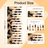 Picture of TaShow Hair Detangling Comb, 2 Pack Large Cellulose Acetate Wide Tooth Comb for Wet and Dry Hair, Women's Thick Curly Wavy Hair (Tortoise Shell, Ivory)