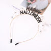 Picture of PHALIN Halloween Headbands Rhinestone Ghost Pumpkin Boo Hairbands for Women Costume Party Hair Accessory Gifts (Happy Halloween A)