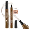 Picture of Kaely 2Pcs Magical Precise Waterproof Brow Pen,Eyebrow Contouring Pen,4 Tip Eye Brow Pencils for Women Makeup,lapiz de cejas 3d Microblading Eyebrow Pen Pencil,24h Smudge Proof,01 Light Brown