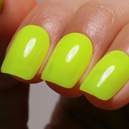 Picture of Ozzeal Neon Gel Polish,0.5 Fl Oz Neon Yellow Gel Nail Polish Bright Spring Summer Soak off LED UV Gel Nail Polish Art Starter Manicure Salon DIY Nail Gel Polish