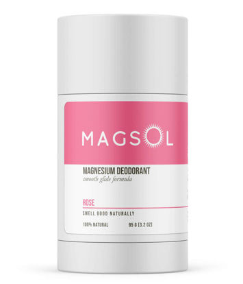 Picture of MAGSOL Organics Natural Deodorant for Women - Aluminum Free Deodorant for Women, Rose, 3.2 oz