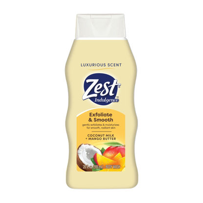 Picture of Zest Body Wash - Enriched with Coconut Milk - Invigorating Scent - Hydrating Body Soap - Suitable for All Skin Types - Coconut Milk and Mango - 20 oz