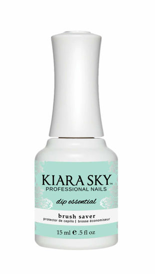 Picture of KIARA SKY Professional - Dip Manicure Nail Liquid Essentials - Long Lasting Nail Gels - Beauty Essentials Nail Design for Nail Art - Dip Liquids for Dip Manicure 0.5 fl oz, Brush Saver