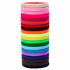 Picture of 20 Pieces Large Stretch Hair Ties Hair Bands Ponytail Holders Headband for Thick Heavy and Curly Hair (Multicolor)