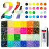 Picture of qiipii 20000PCS 24 Color Jelly Resin Rhinestones Bulk 3mm 4mm Flatback Stones Rainbow Colorful Resin Non-Hotfix AB Gems Diamonds Charms for Nails Eyes Face Makeup Crafting Tumblers DIY Crafts Decor