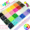 Picture of qiipii 20000PCS 24 Color Jelly Resin Rhinestones Bulk 3mm 4mm Flatback Stones Rainbow Colorful Resin Non-Hotfix AB Gems Diamonds Charms for Nails Eyes Face Makeup Crafting Tumblers DIY Crafts Decor