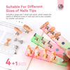 Picture of SAVILAND Nail Stand for Press On Nails Display:15pcs Nail Stand Set 3X Strong Magnet Fake Nail Holder Painting Nails Flase Finger Holder Iridescent Acrylic Nails Art Adhesive Putty Nail Tools Home DIY