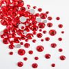 Picture of Beadsland Rhinestones for Makeup,8 sizes 2500pcs Light Red Flatback Rhinestones Face Gems for Nails Crafts with Tweezers and Wax Pencil,Light Siam,SS4-SS30