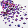 Picture of Beadsland Rhinestones for Makeup,8 sizes 2500pcs Purple Flatback Rhinestones Eye Gems for Nails Crafts with Tweezers and Wax Pencil,Purple Velvet,SS4-SS30