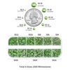 Picture of Beadsland Rhinestones for Makeup,8 sizes 2500pcs Light Green Flatback Rhinestones Face Gems for Nails Crafts with Tweezers and Wax Pencil,Peridot,SS4-SS30