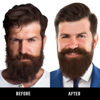 Picture of FEBOTE Heated Ionic Hair Straightening Brush for Men - 5 Temperature Settings, Anti-Scald, Beard Shaper & Travel Bag