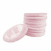 Picture of 10pcs Powder Puff Cotton Cosmetic Powder Makeup Puffs Pads with Ribbon Face Powder Puffs for Loose and Foundation 2.36 inch. (Pink)