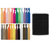 Picture of 79Style 60Pcs Elastic Hair Ties Ribbon Knotted Hair Ties Fabric Ponytail Holders No Damage Hair Ties For Women Cloth Flat Hair Bands Knot For Girls (Ribbon Hair Ties 40pcs +20Pcs Black Hair Ties)