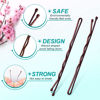 Picture of Large Bobby Pins Brown,MORGLES 2.75" Jumbo Hair Pins Brown Long bobby Pins for Thick Hair for Women Girls with Box-120 count