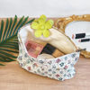Picture of STARDW Aesthetic Makeup Bag Cosmetic Bags for Women and Girls, Large Capacity Canvas Travel Makeup Bag,Makeup Organizer Bag Zipper Pouch (Garden)