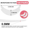 Picture of Pretty memory 100 Pairs Foam Eye Pads for Lash Extensions, Lint Free Hypoallergenic Sticky Lash Pads, Under Eye Pads for Eyelash Extensions, Eyelash Tech Supplies Must Haves, Latex Free