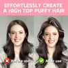 Picture of 2PCS Hair Volume Clip for Fluffy Bangs, Easy High Crown Volume Comb for Women, Volumizing Hair Clips Instant No-Trace Hair Root Lifting Clips for Natural Voluminous Look, Rose Red