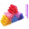 Picture of MOODKEY 36PCS Self Grip Small Hair Curlers Heatless Roller Hair Curlers Pro Salon Hairdressing Curler DIY Curly Hairstyle Hair Rollers Tools Rat Tail Comb for Women Medium Short Hair(0.8 x 2.4 Inch)