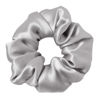 Picture of LILYSILK Silk Hair Scrunchies for Frizz&Breakage Prevention, 100% Mulberry Silk Hair Ties No Damage, Elastic Silk ponytail Holders, 1Pc, Silvergray