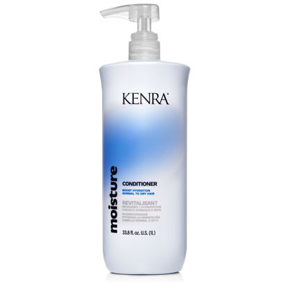 Picture of Kenra Moisture Conditioner | Boost Hydration | Improve Manageability and Shine | Nourish Dry Hair | Color Safe | Efforless Detangling | Normal to Dry Hair | 33.8 fl. oz.