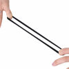 Picture of 20 Pieces Large Stretch Hair Ties Hair Bands Ponytail Holders Headband for Thick Heavy and Curly Hair (Black, 5 cm in Diameter, 1 cm in Width)