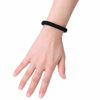 Picture of 20 Pieces Large Stretch Hair Ties Hair Bands Ponytail Holders Headband for Thick Heavy and Curly Hair (Black, 5 cm in Diameter, 1 cm in Width)