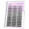 Picture of VEYESBEAUTY Lash Clusters Eyelash Extensions Thin & Invisible Band DIY Individual False Eyelashes Newbie's Five-Second Series Wispy Lash Tray for Self-application, Whisper Lashes 8-16mm Mixed Length