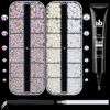 Picture of BELLEBOOST Nail Art Rhinestone Glue Gel&2 Boxes Flatback Gems Kit, 1 Tube of 15ml Rhinestone Gel Glue(UV/LED Needed)+Round AB Gems+Flat-Back Half Round White&Beige Pearls with Pickup Tools