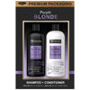 Picture of TRESemmé Shampoo and Conditioner Set, Purple Blonde - Neutralizes Brassy Undertones, Brightens Dull Blondes, Silver Hair, 28 Oz Ea