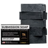 Picture of Premium Tea Tree Oil Soap - USA Made Bar Soap for BJJ, Jiu Jitsu, Wrestling, and Grappling (5-Pack of 4 Ounce Soap Bars, Activated Charcoal)