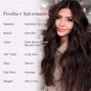 Picture of Aida ble Long Dark Brown Mixed Blonde Highlight Wavy Wig Ombre Brown Wig for Women 26inch Blonde Wavy Wig Natural Curly Synthetic Heat Resistant Wigs for Girls Cosplay Daily Party Use