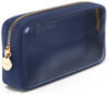 Picture of Embla Clear Cosmetic Bag Makeup Bag, Clear Zipper Pouch Cosmetics Bags Cute Womens Make Up Pouches, Clear Toiletry Travel Bag Tote, Preppy Purse Cosmetic Organizer Small Large Makeup Bags, Sapphire