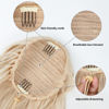 Picture of Ponytail Extension for Women, 26 inch Drawstring Ponytail Extension, Wavy Pony Tails Hair Extensions, Synthetic Hair Extensions Ponytail for Daily Use (Warm Ash Blonde Highlights Bleach Blonde)