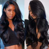 Picture of Unice Hair Brazilian Body Wave 3 Bundles with Free Part Lace Closure Unprocessed Virgin Human Hair Weave Extensions (20 22 24+18)
