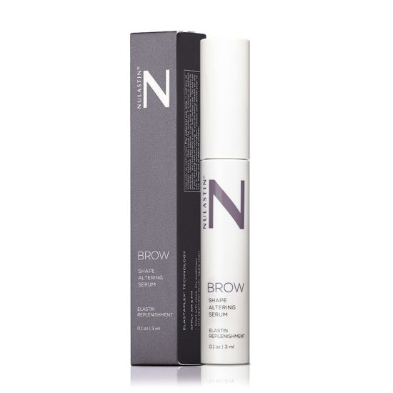 Picture of NULASTIN Eyebrow Serum for Thicker Looking Brows - BROW Shape Altering Serum - Reduce Shed & Encourage Fuller, More Youthful-Looking Brows - With Keratin & Peptides (0.1 Fl Oz)