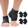 Picture of Moisturizing Socks for Men & Women | Cracked Heel Treatment with Aloe Vera | Moisturizer Heel Callus Remover | Aloe Socks for Cracked Heels & Dry Cracked Feet | Lotion Gel Socks (X-Large - Black)