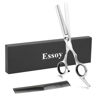 Picture of Essoy Professional Thinning Shears Hair Cutting Teeth Scissors(6.5-Inches),Stainless Steel Haircut Scissor with Fine Adjustment Screw for Home Salon,Barber Hairdressing Scissor for Women Men Kids