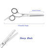 Picture of Essoy Professional Thinning Shears Hair Cutting Teeth Scissors(6.5-Inches),Stainless Steel Haircut Scissor with Fine Adjustment Screw for Home Salon,Barber Hairdressing Scissor for Women Men Kids