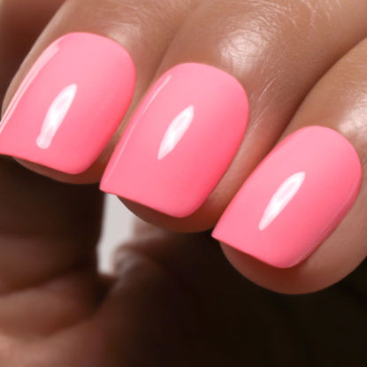 Picture of Ozzeal Gel Polish,0.5 Fl Oz Light Coral Pink Gel Nail Polish Spring Summer Soak off LED UV Gel Nail Polish Art Starter Manicure Salon DIY Nail Gel Polish