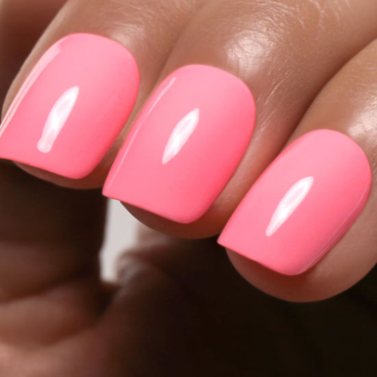 Picture of Ozzeal Gel Polish,0.5 Fl Oz Light Coral Pink Gel Nail Polish Spring Summer Soak off LED UV Gel Nail Polish Art Starter Manicure Salon DIY Nail Gel Polish
