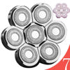 Picture of FOXSONIC 7 Blades Head Shaver Replacement Heads 7 Heads for Many Main Brands Electric Shaver Razor Bald Men Head Shaver Blades