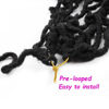 Picture of 8 Packs Short Faux Locs Crochet Braids 12 Inch Soft Locs Crochet Hair for Butterfly Locs Distressed Locs Hair for Women (12 Inch(Pack of 8), 1B)