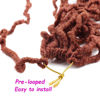 Picture of 7 Packs Faux Locs Crochet Hair 30 Inch Soft Locs for Distressed Locs Butterfly Locs Crochet Hair for Women (30 Inch(Pack of 7) 350#)