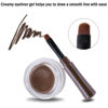 Picture of Boobeen Eyeliner Waterproof Gel Eyeliner Smudge-proof Eye Liner Gel Makeup High Pigment Eye Makeup Set Easy to Apply Long-lasting For All Day (Dark Brown)