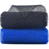 Picture of 2 Piece African Exfoliating Net for Body, African Net Sponge, African Wash Net, African Shower Net, African Bath Sponge Scrubbing Rag Net Exfoliation, African Body Scrubber (Black,Blue)