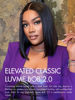 Picture of LUVME HAIR 12 Inch Glueless Bob Wigs Human Hair Pre Plucked, 5x5 HD Lace Closure Wigs Human Hair 180 Density, Ready to Go Blunt Cut Bob Wig with Bleached Knots & Pre Cut Lace