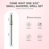 Picture of Lavinda Small Sanding Bands for Nail Drill with 3.1mm Mandrel Bit, 80 Piece Set Coarse Mini Sanding Bands Nail Drill Bits for Acrylic Nails Gel Manicures and Pedicures (80 Grit, Pink)