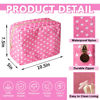 Picture of UIXIZQ Waterproof Large Makeup Bag Pouch,Nylon Women Travel Toiletry Storage Bag Preppy Cosmetic Bag for Girls,Big Makeup Organizer Bag Zipper Pouch Skincare Bag for Sport Work Gift(Large-Pink Heart)