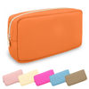 Picture of Waterproof Small Makeup Bag Pouch for Purse,Nylon Travel Toiletry Storage Bag Cute Preppy Cosmetic Bag for Women Girl,Waterproof Makeup Organizer Bag Skincare Bag Purse with Zipper(Small-Peach)